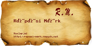Répási Márk névjegykártya