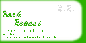 mark repasi business card